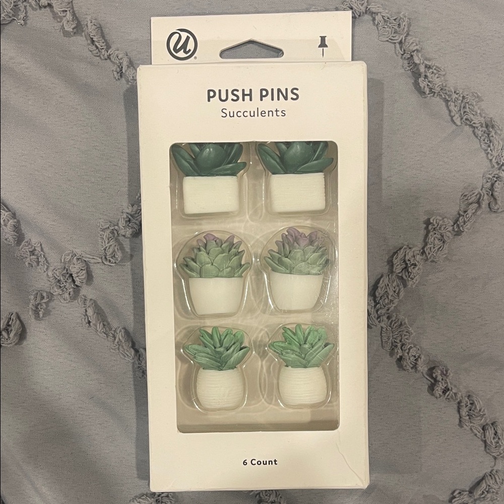 Succulent Push Pins Set